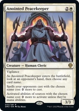 Anointed Peacekeeper (2) (Dominaria United)