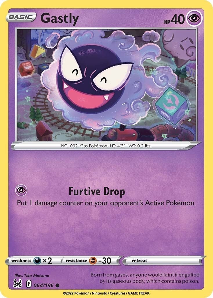 Image for Gastly (064/196) [SWSH11: Lost Origin] - Pokemon