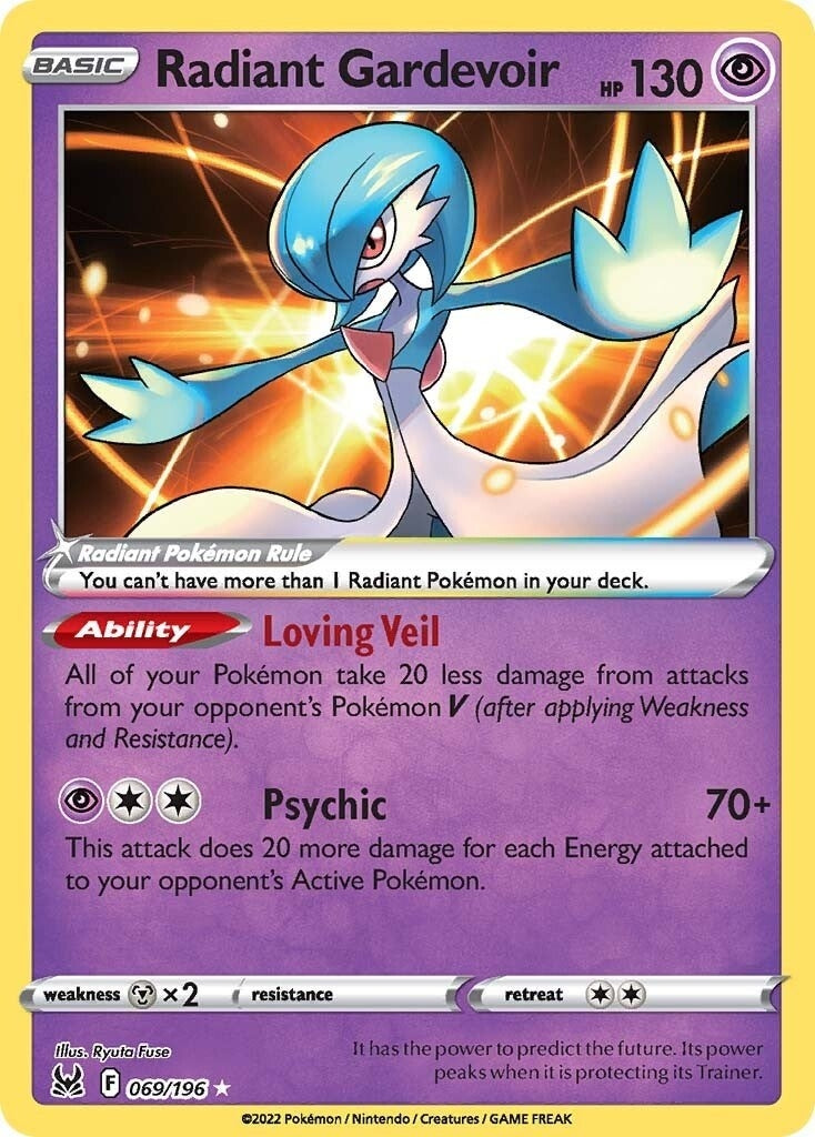 Image for Radiant Gardevoir (069/196) [SWSH11: Lost Origin] - Pokemon