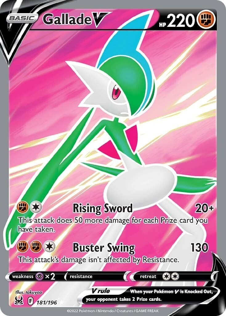 Image for Gallade V (Full Art) (181/196) [SWSH11: Lost Origin] - Pokemon