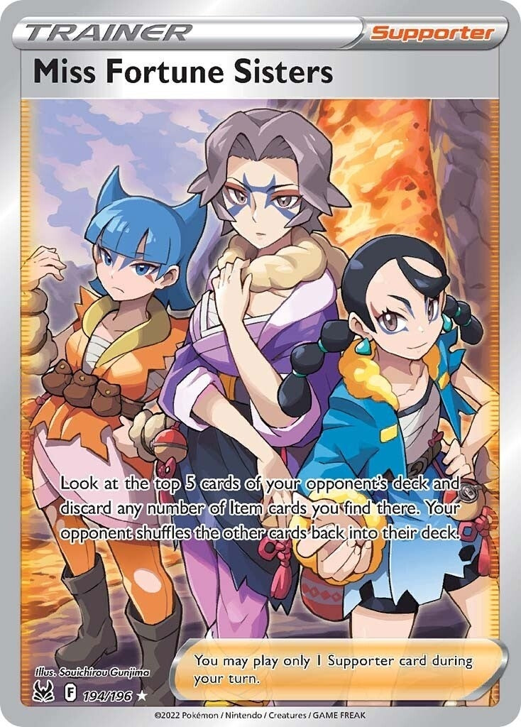 Image for Miss Fortune Sisters (Full Art) (194/196) [SWSH11: Lost Origin] - Pokemon