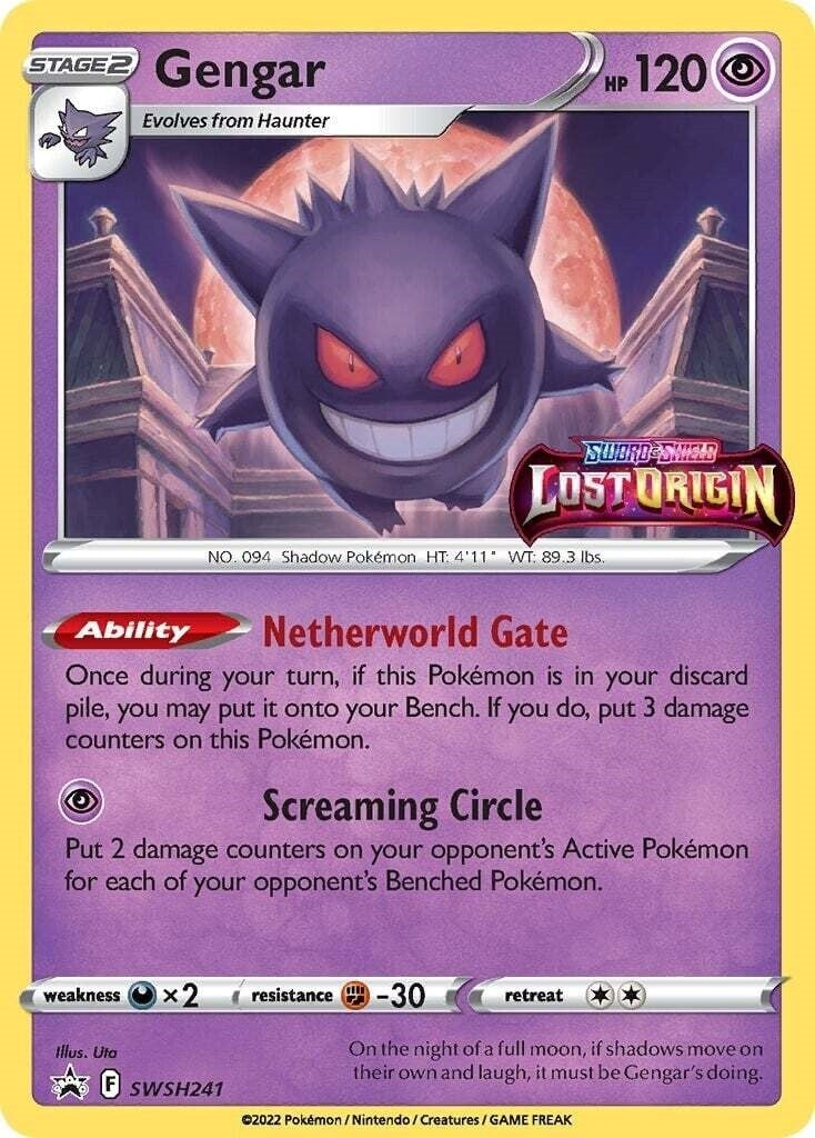 Image for Gengar - SWSH241 (Prerelease) (SWSH241) [SWSH: Sword & Shield Promo Cards] - Pokemon