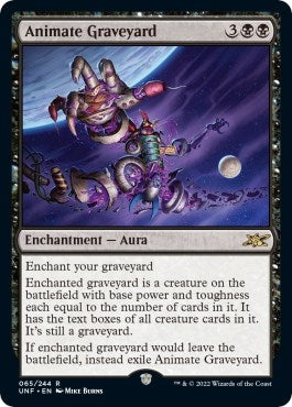 Animate Graveyard (65) [Unfinity]