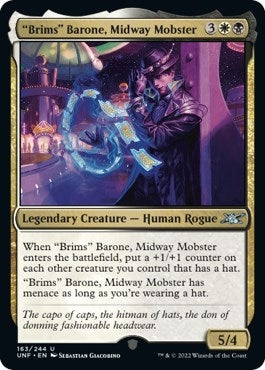 "Brims" Barone, Midway Mobster (163) [Unfinity]