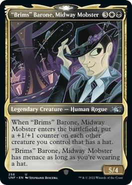 "Brims" Barone, Midway Mobster (Showcase) (256) [Unfinity]