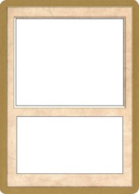 2002 World Championship Blank Card [World Championship Decks]