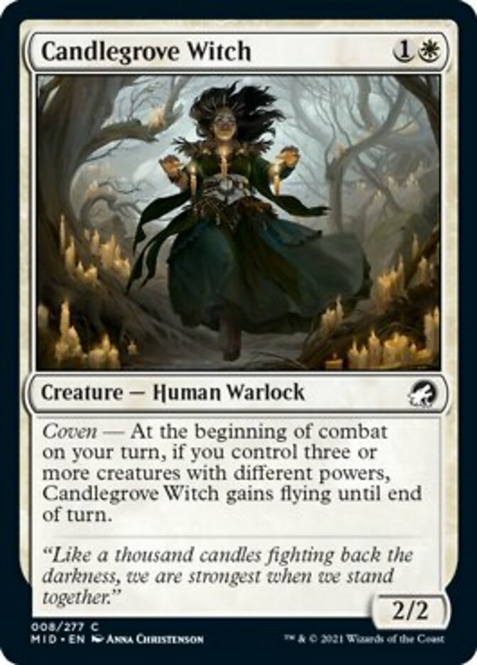 Candlegrove Witch (8) (Innistrad: Midnight Hunt)