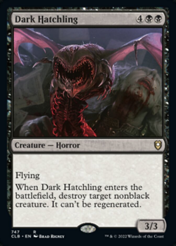 Dark Hatchling (747) (Commander Legends: Battle for Baldur's Gate)