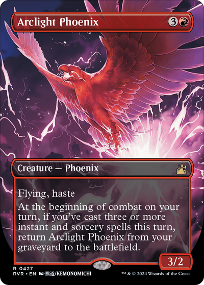 Arclight Phoenix (Anime Borderless) (427) (Ravnica Remastered)