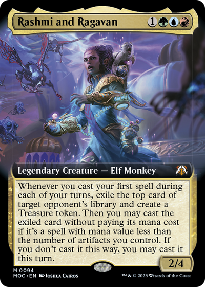 Rashmi and Ragavan (Extended Art) (94) (Commander: March of the Machine)