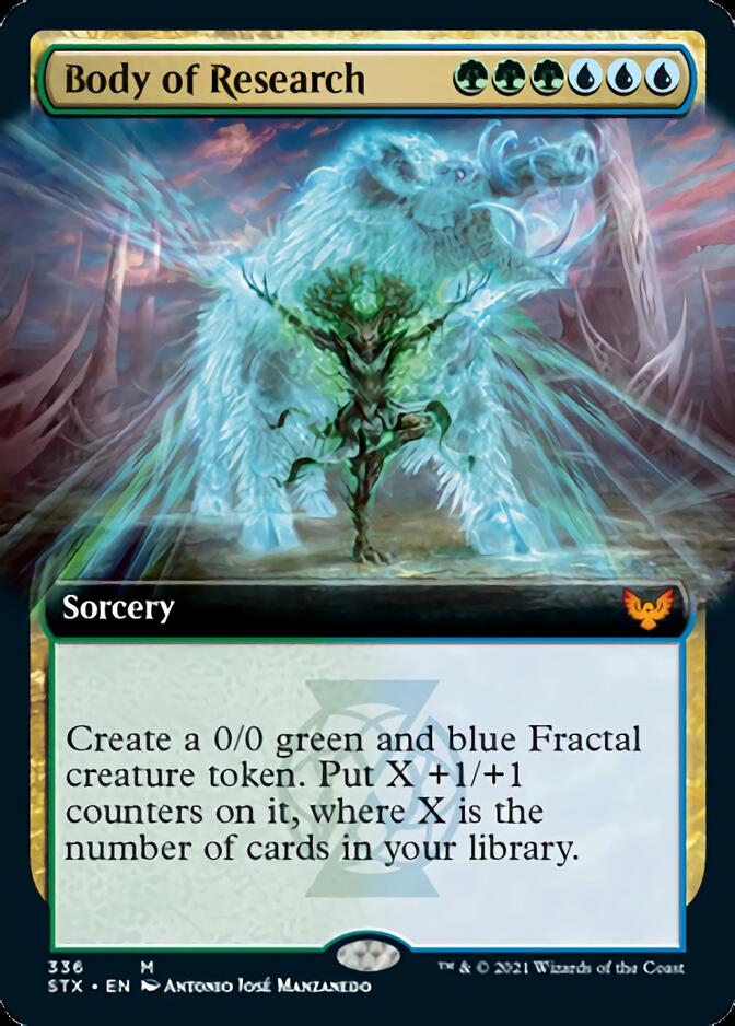 Body of Research (Extended Art) (336) [Strixhaven: School of Mages]