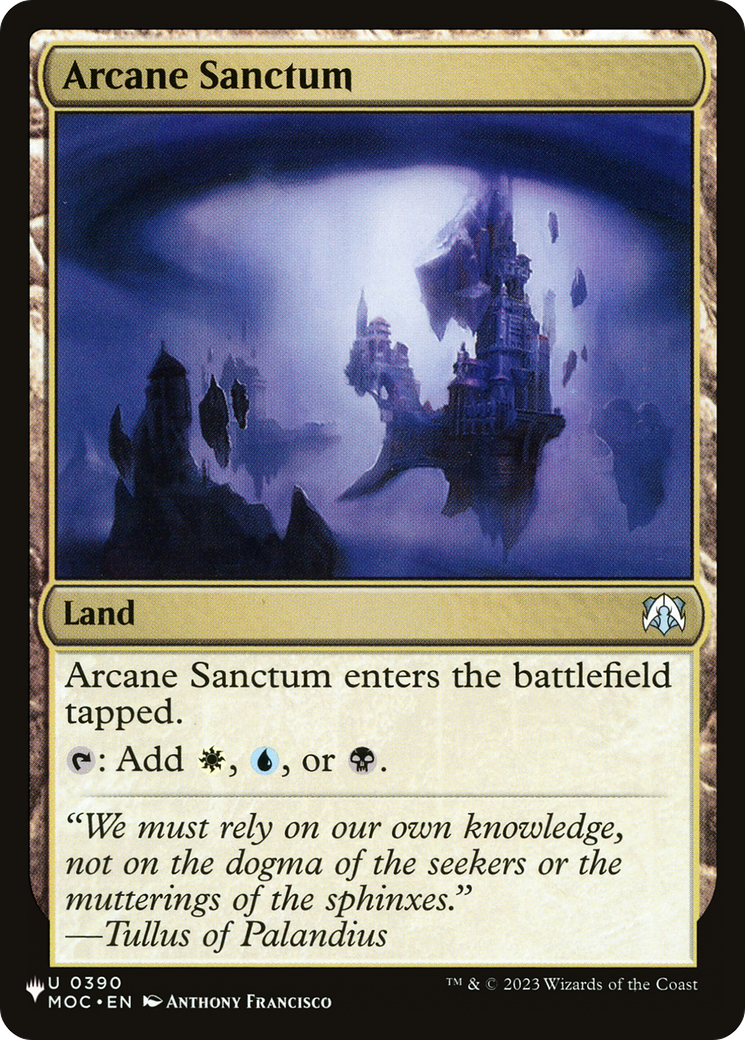 Arcane Sanctum (MOC) (390) [The List Reprints]