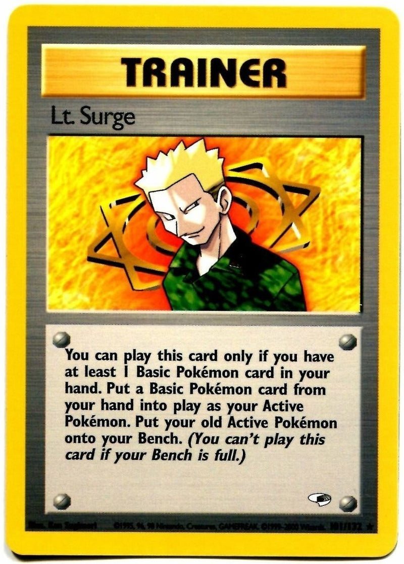 Lt. Surge (101) (101/132) (Gym Heroes)