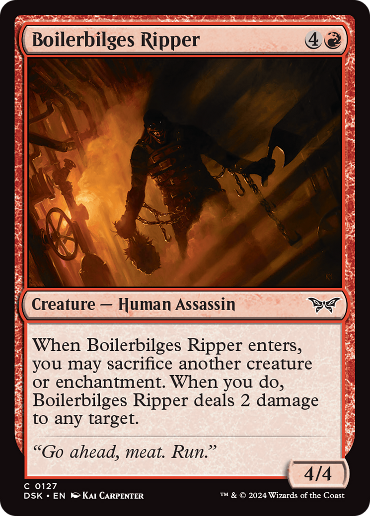 Boilerbilges Ripper (127) (Duskmourn: House of Horror)
