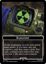 Radiation // Copy Double-Sided Token (22 // 1) (Universes Beyond: Fallout)