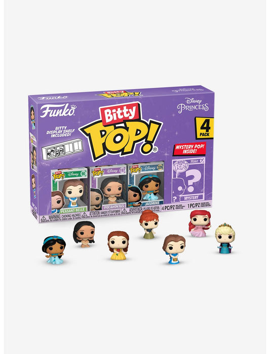 Disney Princesses (4-Pack) Bitty POP!