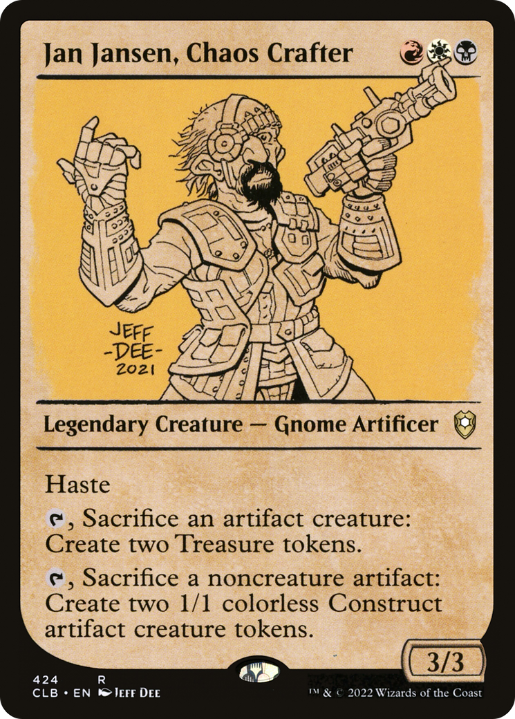 Jan Jansen, Chaos Crafter (Showcase) (424) (Commander Legends: Battle for Baldur's Gate)