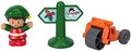 Fisher-Price Little People Holiday Elf Figure Set with Bike