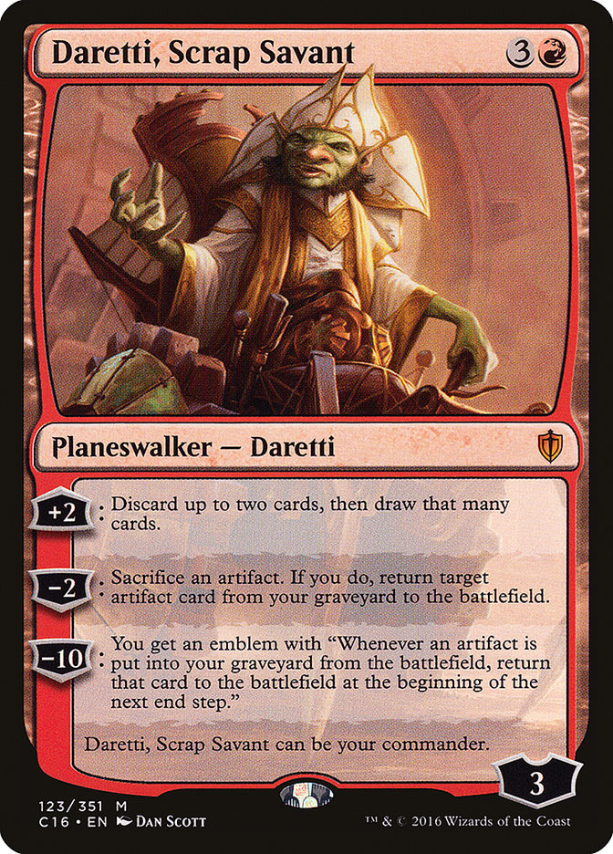 Daretti, Scrap Savant (123) [Commander 2016]