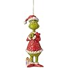 Jim Shore Dr. Seuss Grinch Heart Hanging Ornament 5.39"