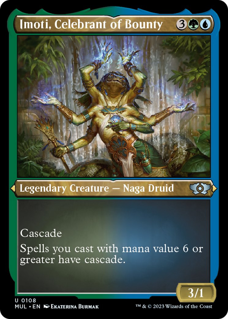 Imoti, Celebrant of Bounty (Foil Etched) (108) (March of the Machine: Multiverse Legends)