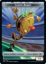 Clown Robot (002) // Treasure (013) Double-sided Token [Unfinity]