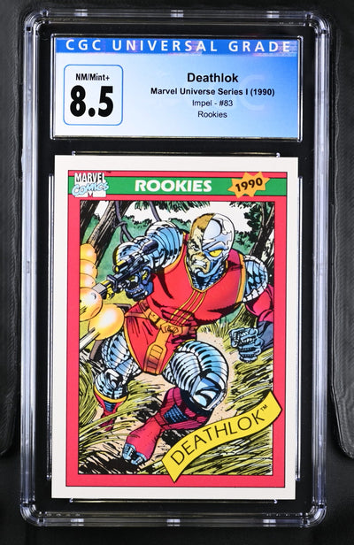 1990 Marvel Universe Series I #83 Deathlok CGC 8.5