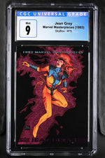 1993 Marvel Masterpieces #75 Jean Grey CGC 9