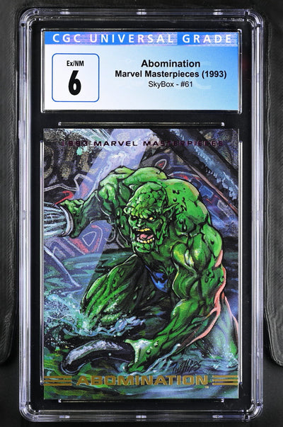 1993 Marvel Masterpieces #61 Abomination CGC 6