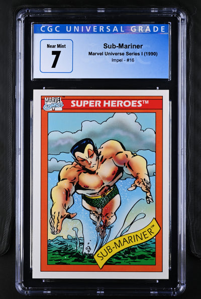 1990 Marvel Universe Series I #16 Sub-Mariner CGC 7