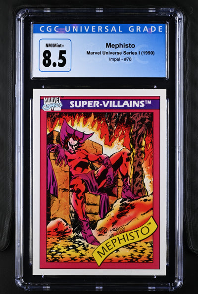 1990 Marvel Universe Series I #78 Mephisto CGC 8.5