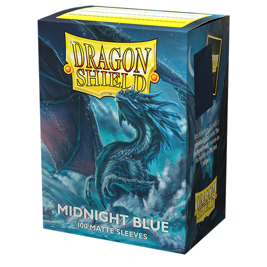 Dragon Shield: Standard 100ct Sleeves - Midnight Blue (Dual Matte)