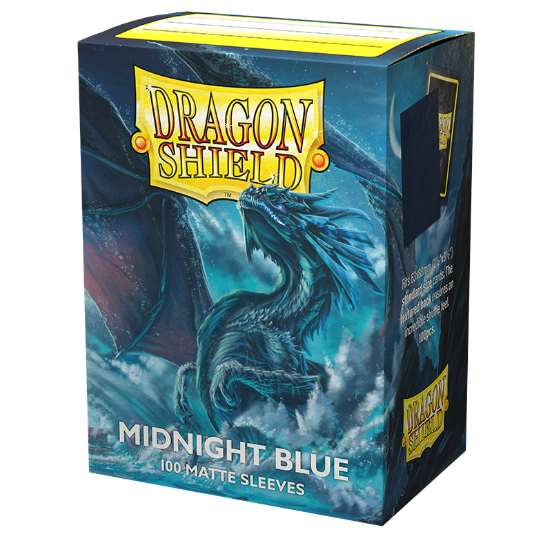 Dragon Shield: Standard 100ct Sleeves - Midnight Blue (Dual Matte)