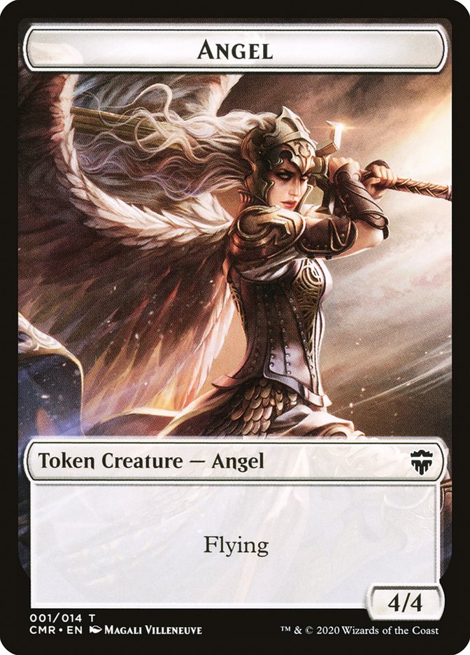 Angel // Soldier Double-Sided Token (1 // 2) [Commander Legends]