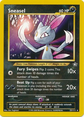 Sneasel (025/111) (Neo Genesis)