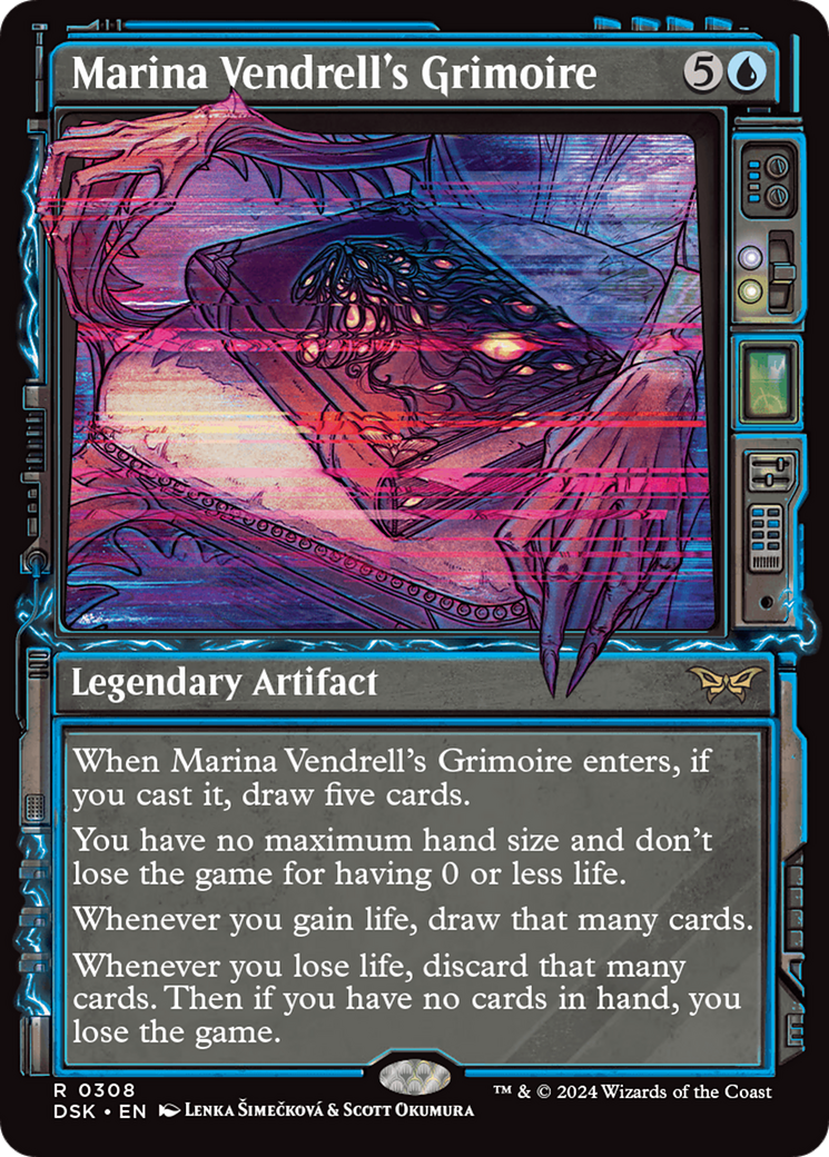 Marina Vendrell's Grimoire (Showcase) (308) (Duskmourn: House of Horror)