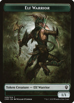 Copy // Elf Warrior Double-Sided Token (13 // 8) [Commander Legends]