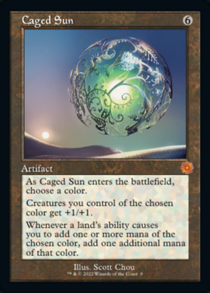 Caged Sun (9) [The Brothers' War: Retro Frame Artifacts]