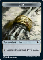 Clue (015) // Crab Double-Sided Token (15 // 2) [Modern Horizons 2]