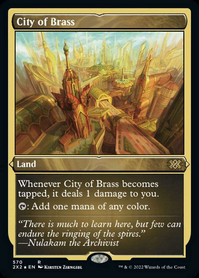 City of Brass (Foil Etched) (570) [Double Masters 2022]