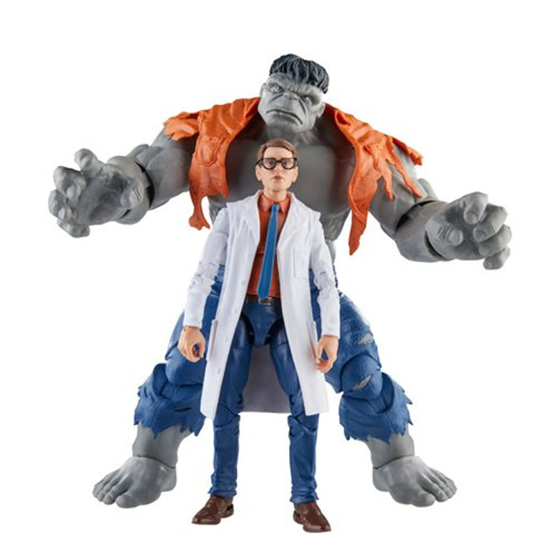 Marvel Legends Gray Hulk & Dr. Bruce Banner Action Figure (2-Pack)