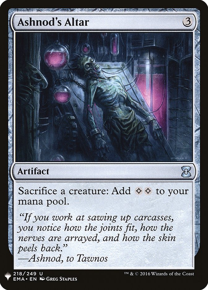 Ashnod's Altar (218) [The List Reprints]