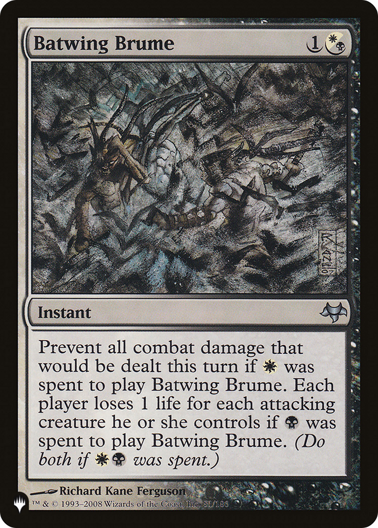 Batwing Brume (81/180) [The List Reprints]