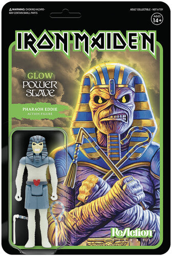 Iron Maiden ReAction Figure: Pharaoh Eddie (Glow-in-the-Dark) – AE Exclusive