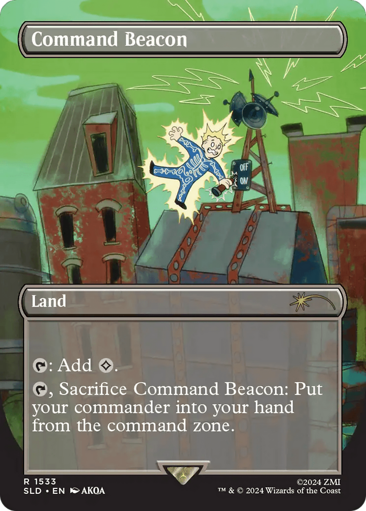 Command Beacon (Rainbow Foil) (1533) [Secret Lair Drop Series]