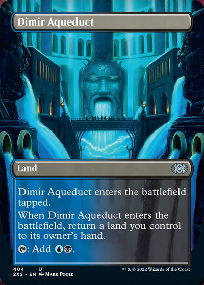 Dimir Aqueduct (Borderless) (404) (Double Masters 2022)