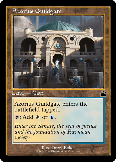 Azorius Guildgate (Retro Frame) (396) (Ravnica Remastered)