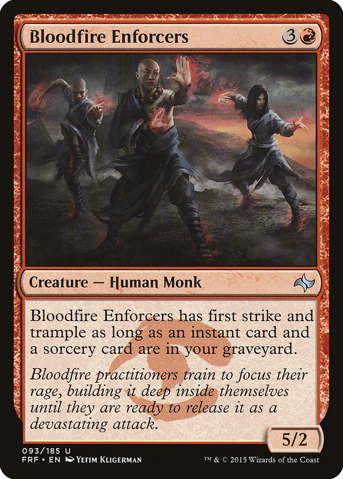 Bloodfire Enforcers (93) [Fate Reforged]