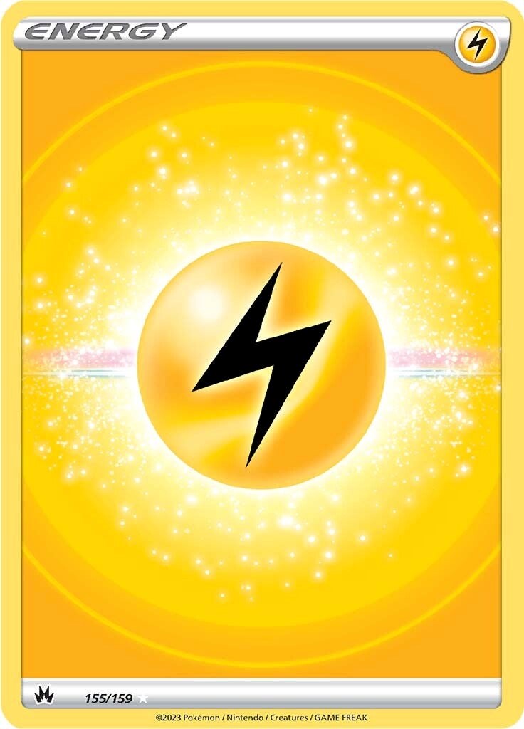 Lightning Energy (155/160) (Texture Full Art) [Sword & Shield: Crown Zenith]