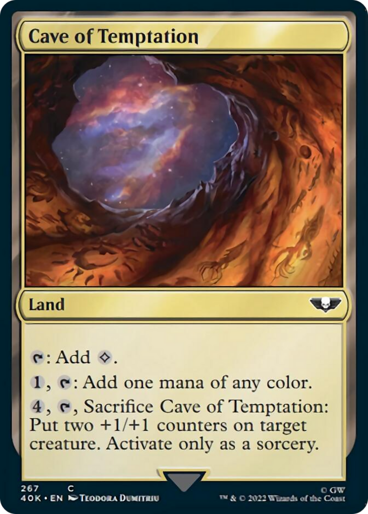 Cave of Temptation (Surge Foil) (267) [Universes Beyond: Warhammer 40,000]